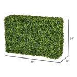 Vickerman Company 24" x 36" Artificial Green Boxwood Hedge - Thumbnail 5 of 6