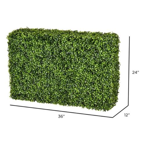 Vickerman Company 24" x 36" Artificial Green Boxwood Hedge - Primary Image