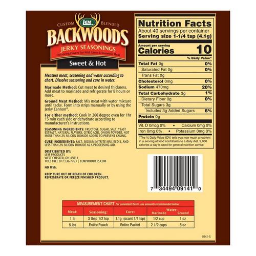 LEM Backwoods Sweet and Hot Jerky Seasoning - Primary Image