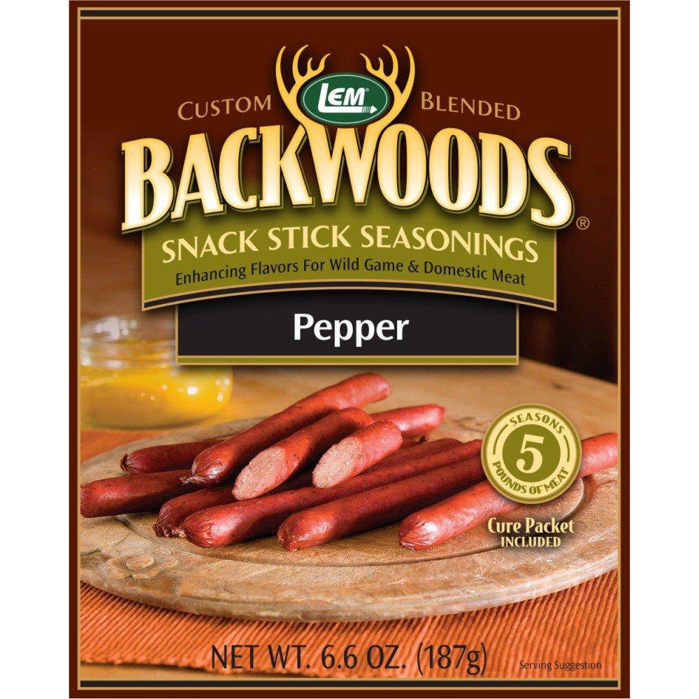 LEM Backwoods Pepper Snack Stick Seasoning - LEM