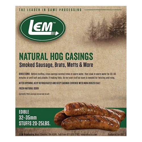 LEM Natural Hog Casings (1.5 in.) 8 oz. Bag - Primary Image