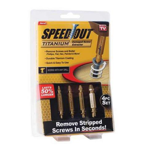 Speed Out Titanium Screw Extractor - 4 Pack - Primary Image