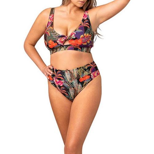 Women's Wild Isles Dottie Tie Swim Bikini Top - Primary Image