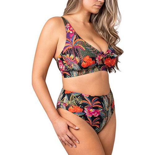Women's Wild Isles Dottie Tie Swim Bikini Top - Primary Image