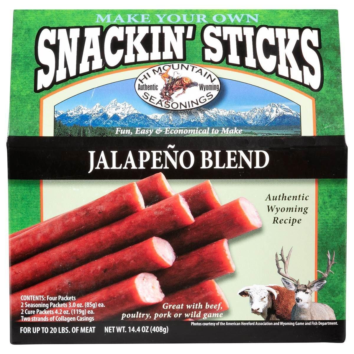 Hi Mountain Jerky Jalapeno Snackin' Stick Kit - Hi Mountain