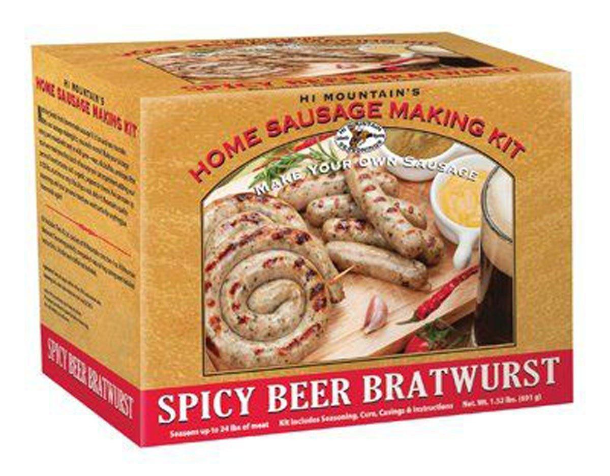 Hi Mountain Spicy Brat Sausauge Kit - Hi Mountain