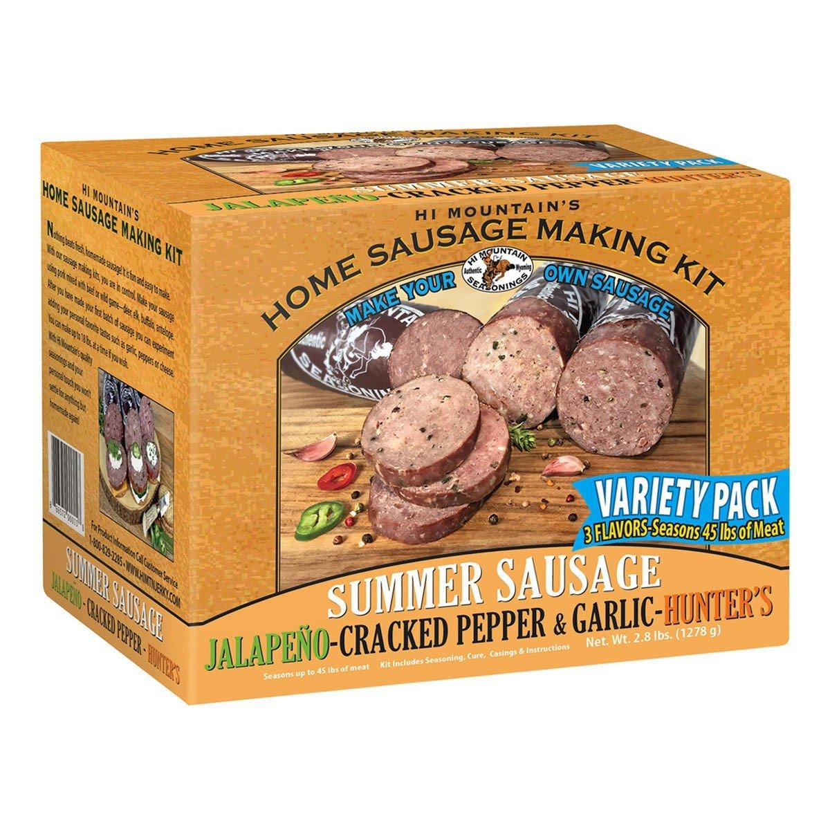 Hi Mountain Summer Sausage Seasoning Kit Variety Pack - Hi Mountain