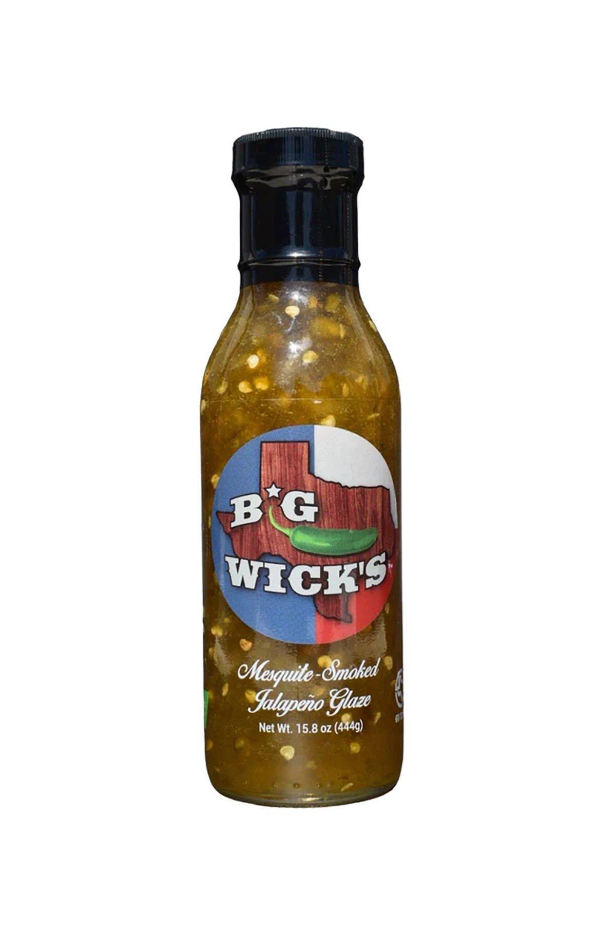 Big Wick's Original Mesquite Smoked Jalapeno Glaze 15.8 oz - Big Wick's