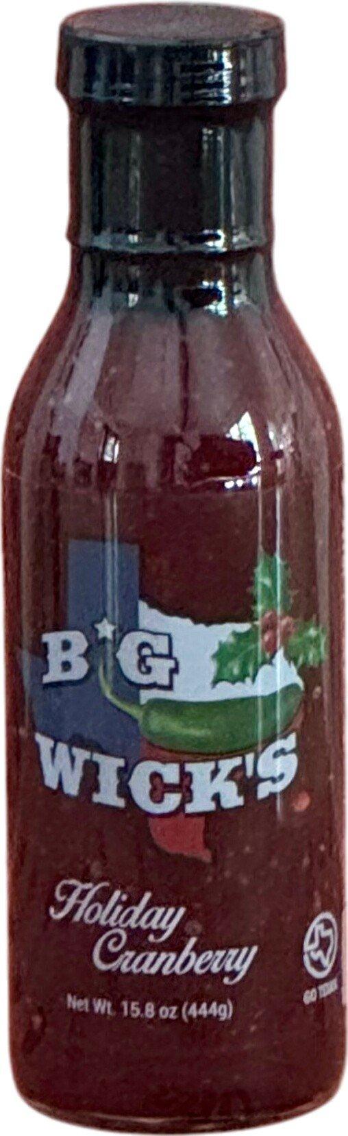 Big Wick's Holiday Cranberry Sauce - Big Wick's