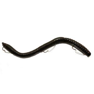 Black - Ike-Con Hand-Poured Weedless Worm