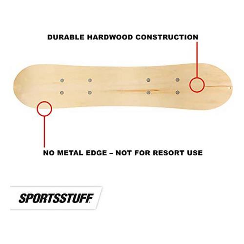 SportsStuff Snow Ryder Hardwood Snowboard 130cm - Primary Image