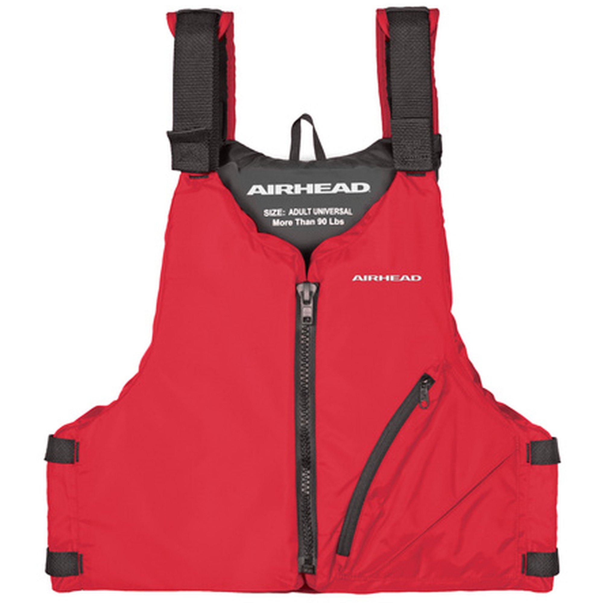 Men's Yukon Base Adult Paddle Life Vest - Red - Oversized