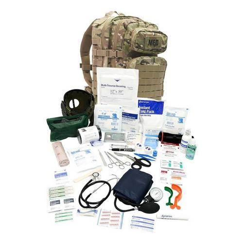 Elite First Aid Tactical Trauma Advanced With Bleeding Control Backpack - Primary Image