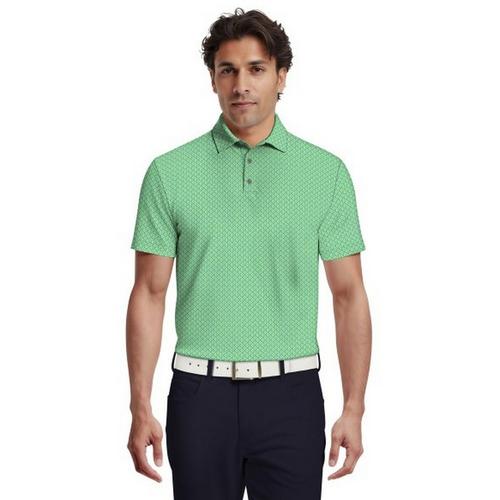 Men's PGA Tour Essential Geo Print Polo - Primary Image