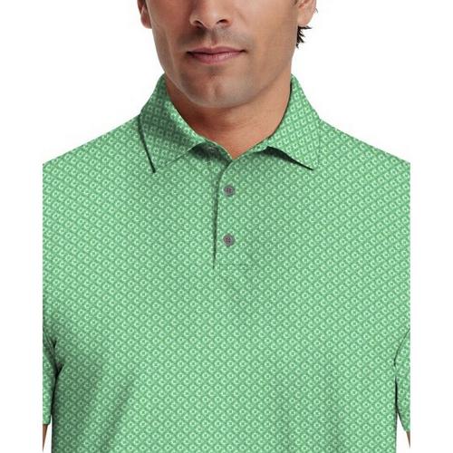 Men's PGA Tour Essential Geo Print Polo - Primary Image