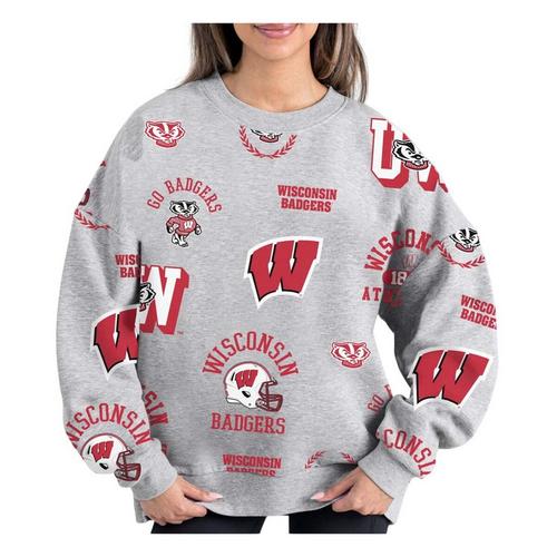 Gameday Couture Women's Wisconsin Badgers Always On Crew - Primary Image