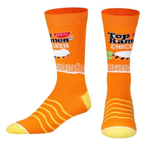 Men's ODD SOX Top Ramen Chicken Crew Socks - Primary Image