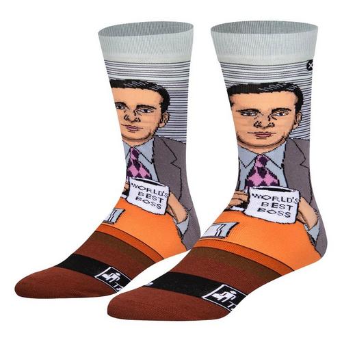 Men's ODD SOX Michael Scott Crew Socks - Primary Image