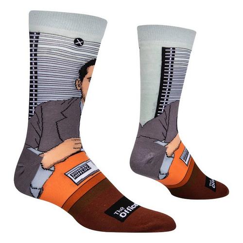 Men's ODD SOX Michael Scott Crew Socks - Primary Image