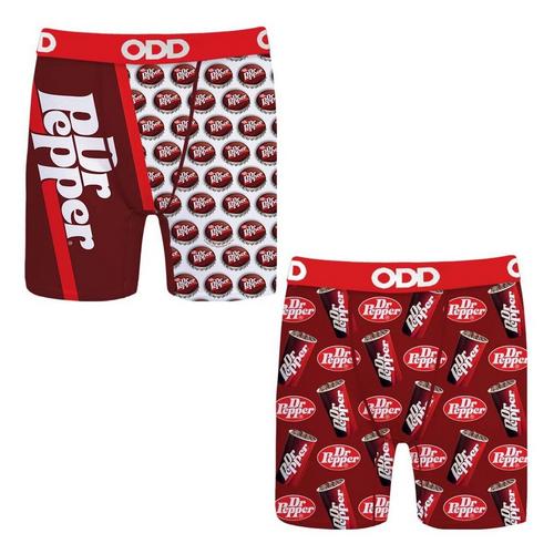Men's ODD SOX Dr Pepper Split 2 Pack Boxer Briefs - Primary Image