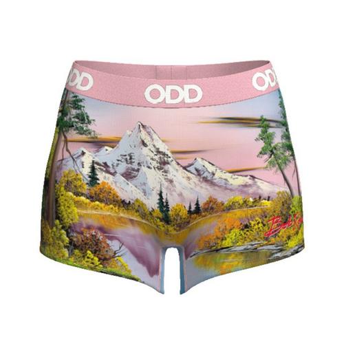 Women's ODD SOX Bob Ross Boy Shorts - Primary Image