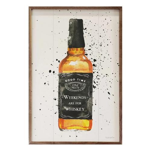 Kendrick Home Weekends Are For Whiskey By Mercedes Lopez Charro Sign - Primary Image
