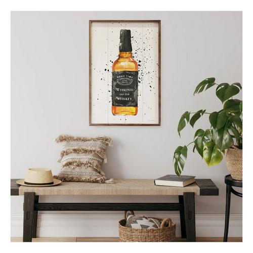 Kendrick Home Weekends Are For Whiskey By Mercedes Lopez Charro Sign - Primary Image