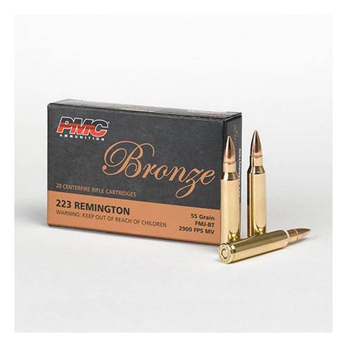 PMC Ammunition Bronze 223 Remington Rifle Ammunition 20 Round Box - Primary Image