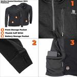 Men's Mobile Warming Merino Heated Baselayer Shirt - Thumbnail 3 of 3