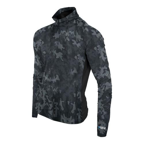 Men's Mobile Cooling Original Long Sleeve Hooded T-Shirt - Primary Image
