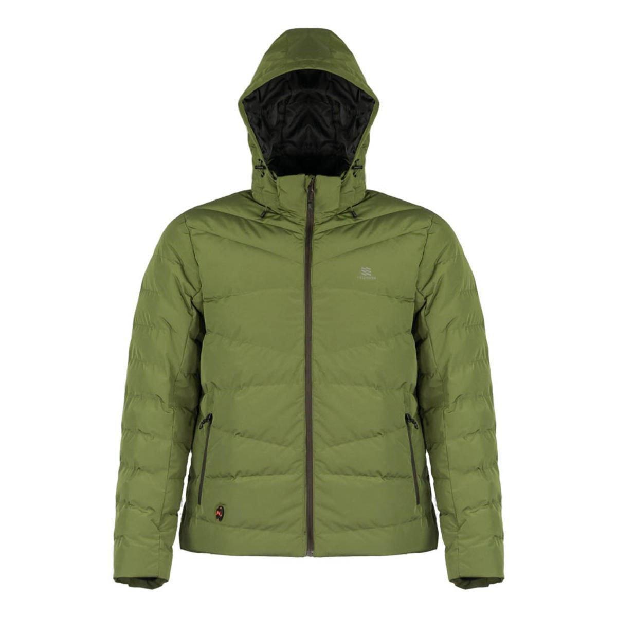 Mobile Warming Men's  Crest Heated Jacket In Green
