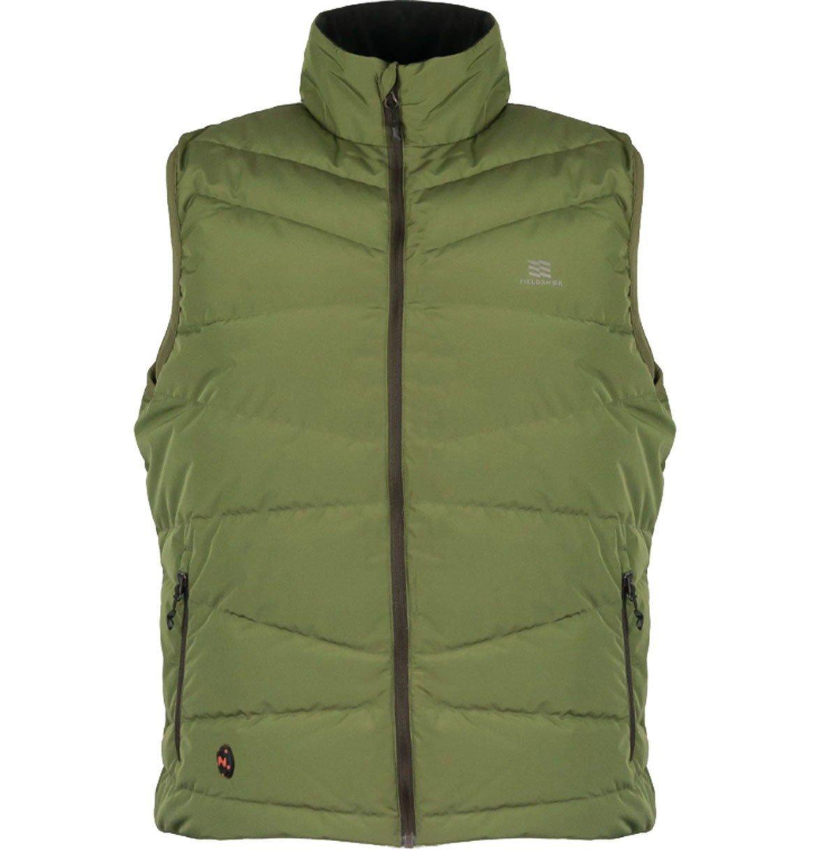 Mobile Warming Men's  Crest Heated Down Vest In Green