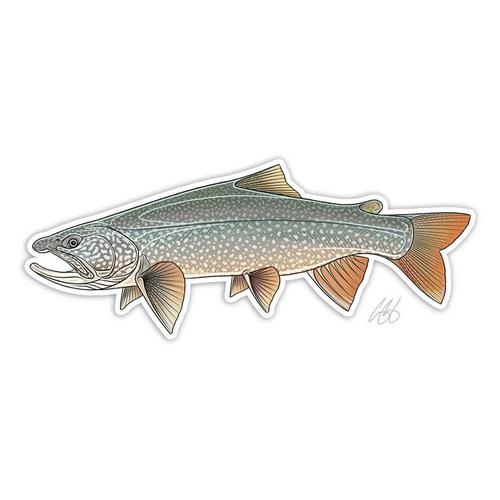 Casey Underwood Artwork Lake Trout Decal - Primary Image