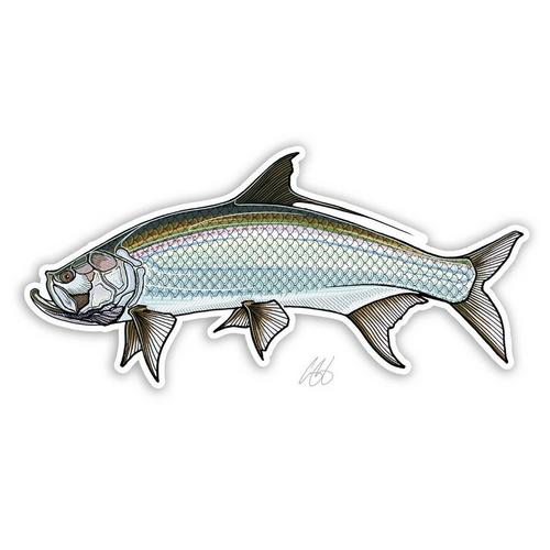 Casey Underwood Artwork Tarpon Decal - Primary Image