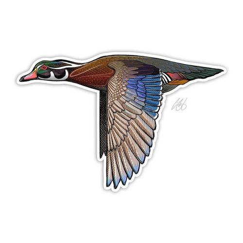 Casey Underwood Artwork Wood Duck Decal - Primary Image