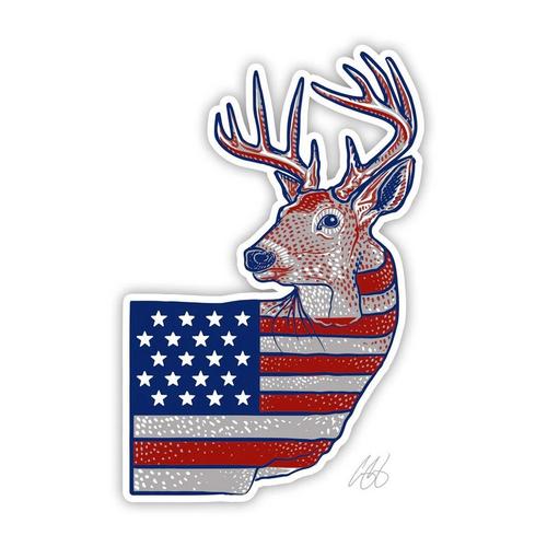 Casey Underwood Artwork USA Whitetail Decal - Primary Image