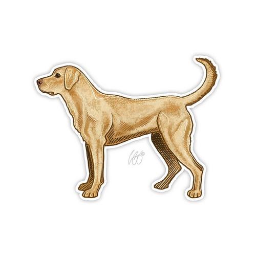 Casey Underwood Artwork Yellow Lab Decal - Primary Image
