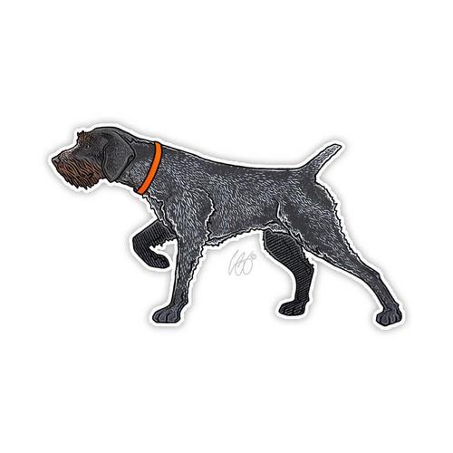 Casey Underwood Artwork German Wirehaired Pointer Decal - Primary Image