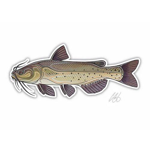 Casey Underwood Artwork Channel Catfish Decal - Primary Image