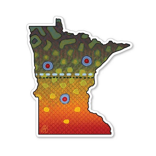 CASEY UNDERWOOD ARTWORK Minnesota Brook Trout Decal Decal
