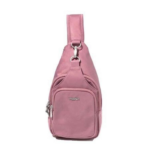 Baggallini Central Park Sling Mauve Twill
