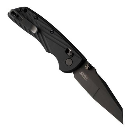 Hogue Deka CPM MagnaCut Black Cerakote Wharncliffe Folding Pocket Knife - Primary Image
