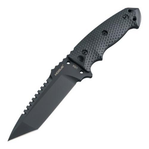 Hogue EX-F01 Tanto Black Cerakote Fixed Knife - Primary Image