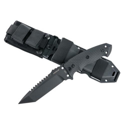Hogue EX-F01 Tanto Black Cerakote Fixed Knife - Primary Image