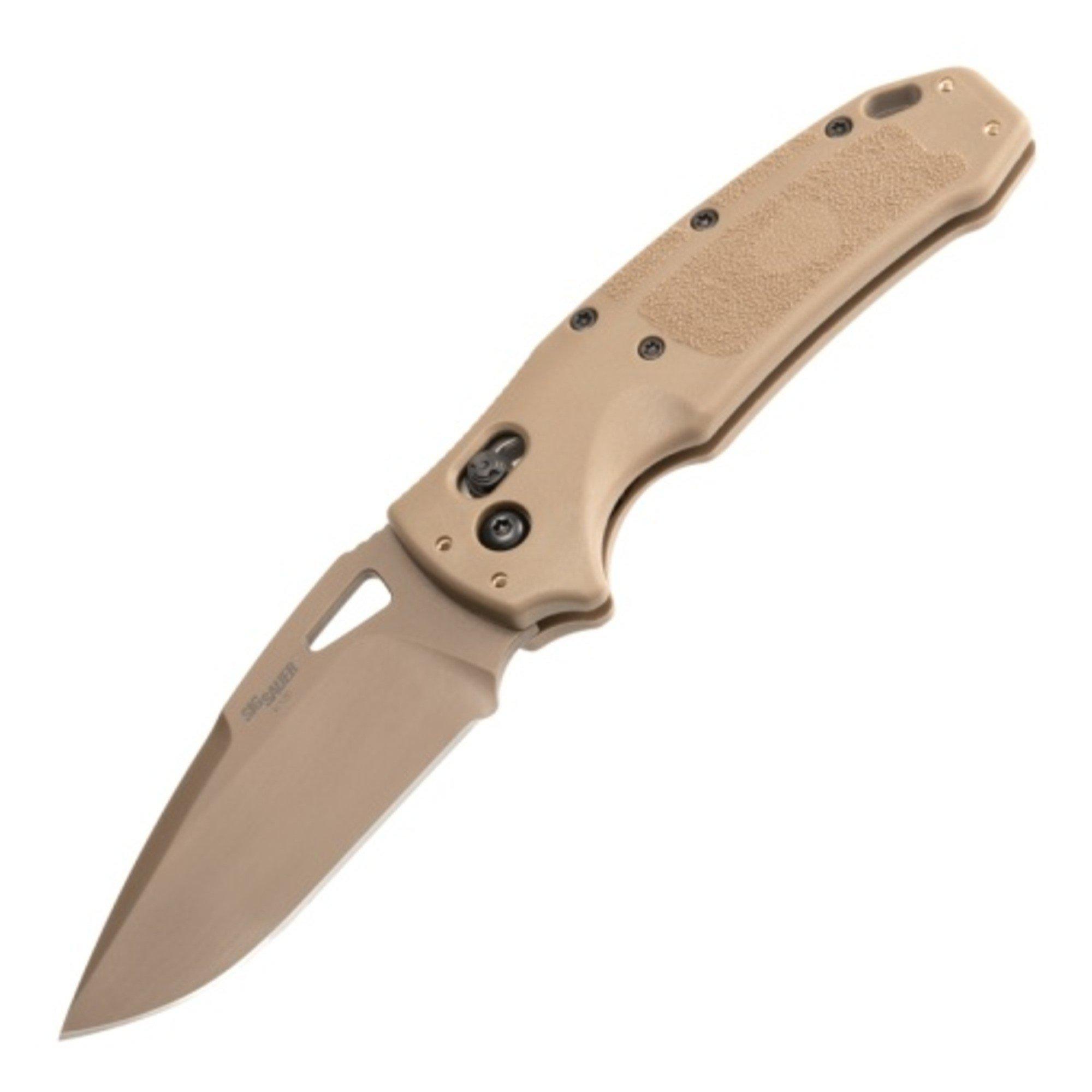 Hogue SIG K320 M17/M18 Drop Point Folding Pocket Knife - Hogue