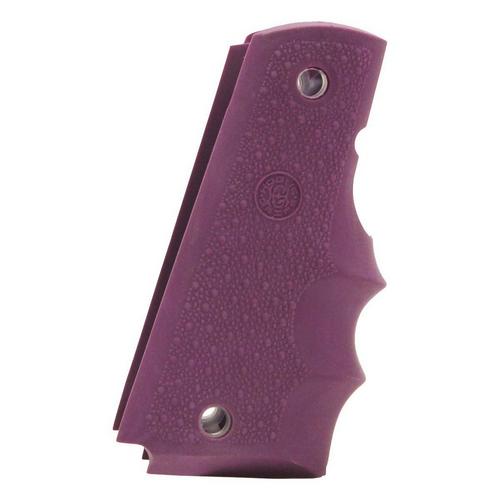 Hogue 1911 Government Purple Rubber Grip - Primary Image