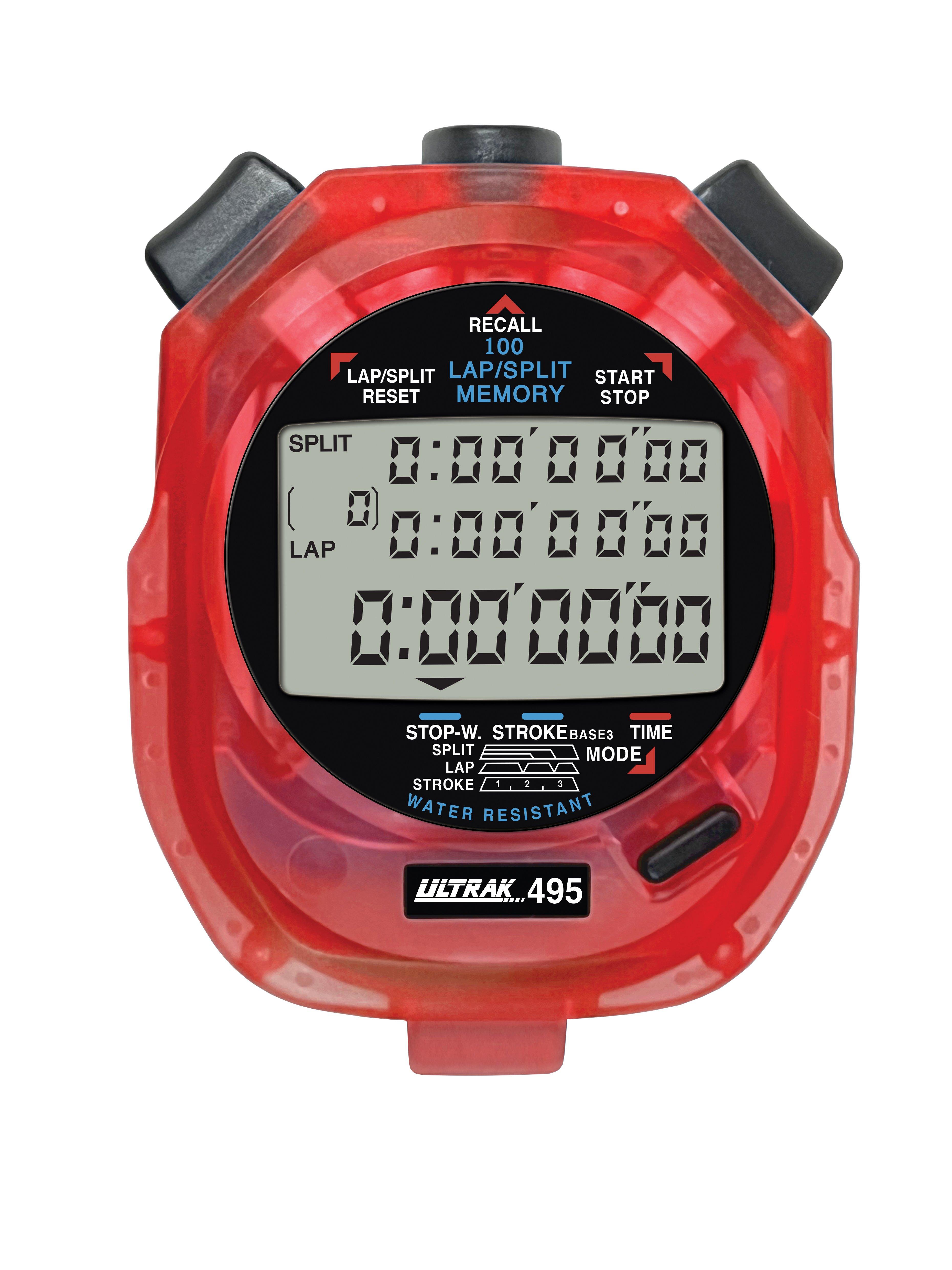 ULTRAK 495 100 Memory Stopwatch