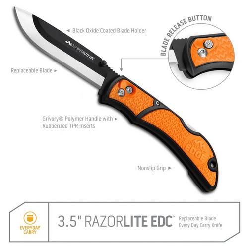 Outdoor Edge RLB-30C RazorEDC Lite Folding Pocket Knife - Primary Image