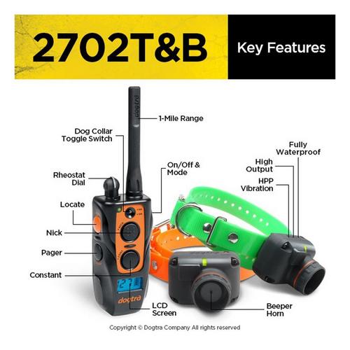 Dogtra 2702T&B Dog Training Bundle