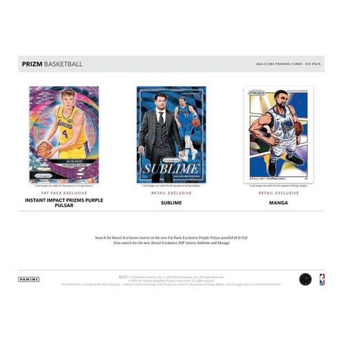 2024-25 Panini PRIZM NBA Basketball Fat Pack Value 12-Pack Box - Primary Image